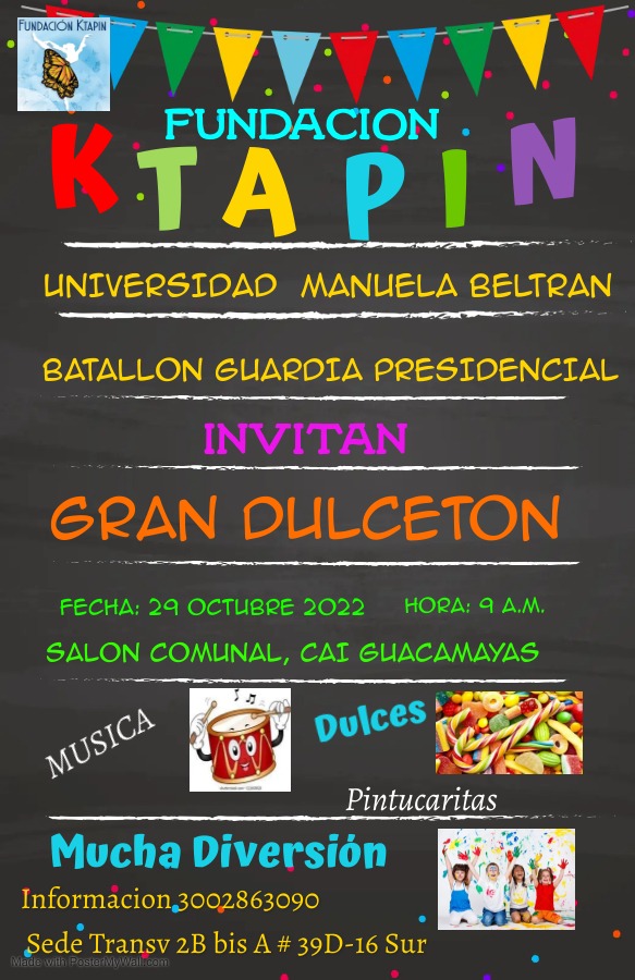 Eventos Fundación Ktapin- Gran dulcetón